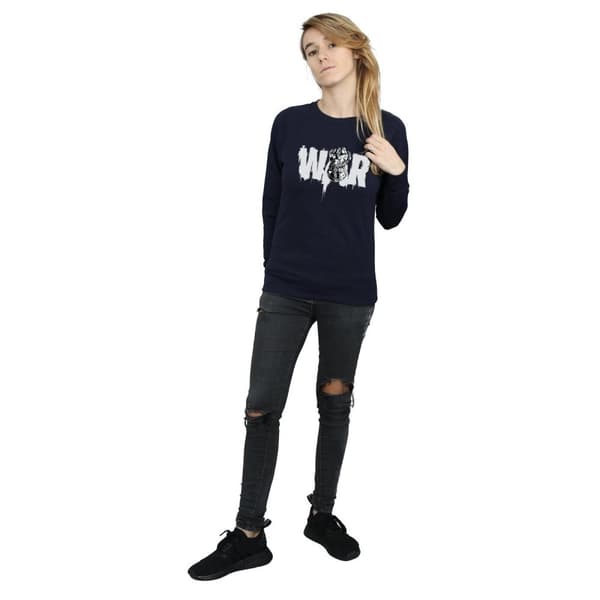 Marvel Dam/Tjej Avengers Infinity War Fist Sweatshirt