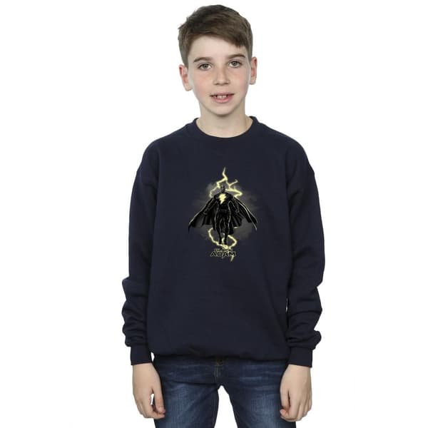 DC Comics Boys Black Adam Hovering Bolt Sweatshirt