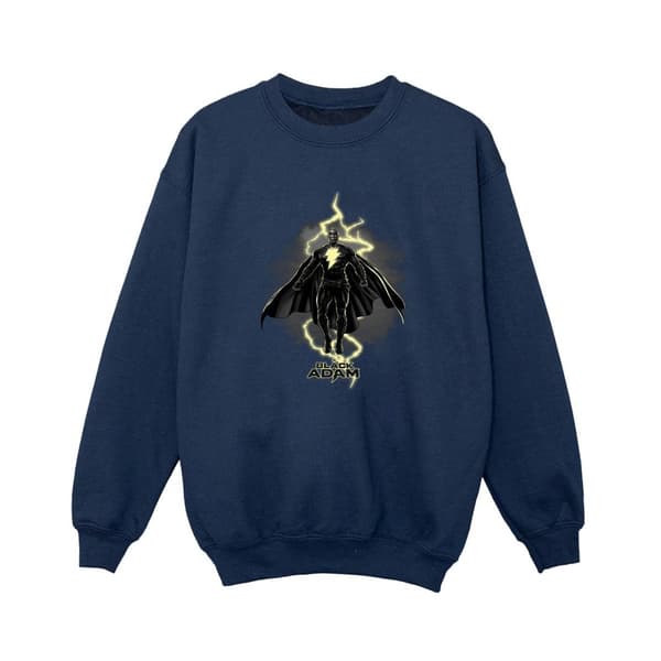 DC Comics Boys Black Adam Hovering Bolt Sweatshirt