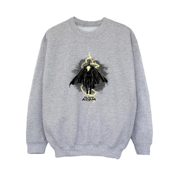 DC Comics Boys Black Adam Hovering Bolt Sweatshirt