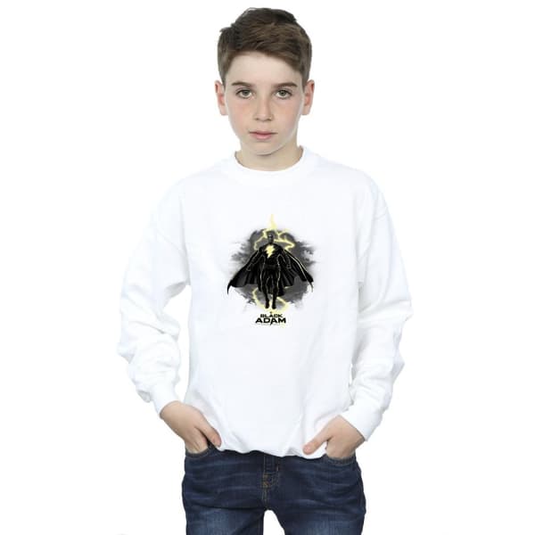 DC Comics Boys Black Adam Hovering Bolt Sweatshirt
