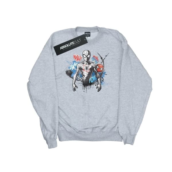 Marvel Girls Spider-Man Graffiti Pose Sweatshirt