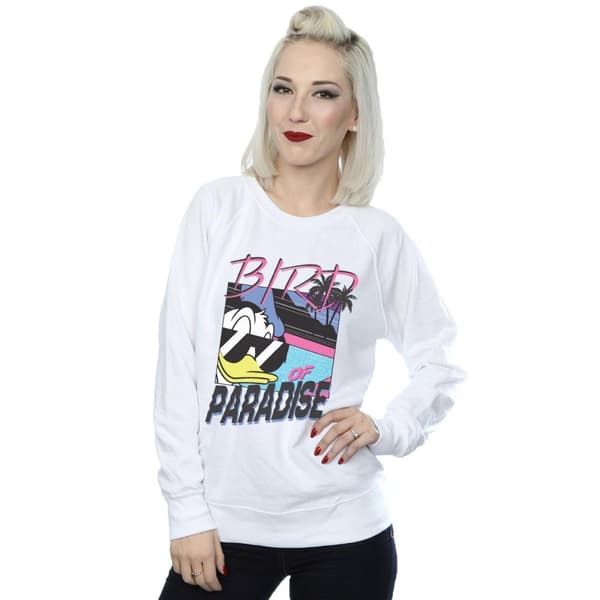 Disney Womens/Ladies Donald Duck Bird Of Paradise Sweatshirt