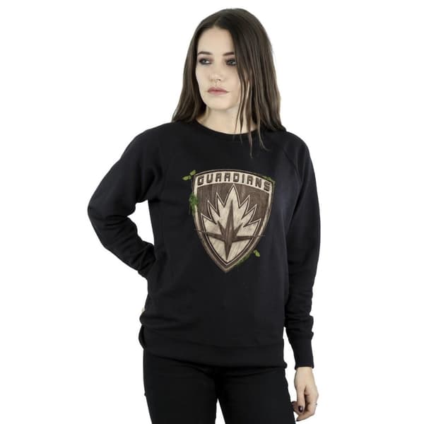 Marvel Womens/Ladies I Am Groot Guardian Emblem Sweatshirt