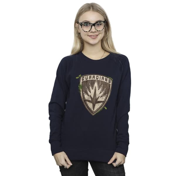 Marvel Womens/Ladies I Am Groot Guardian Emblem Sweatshirt