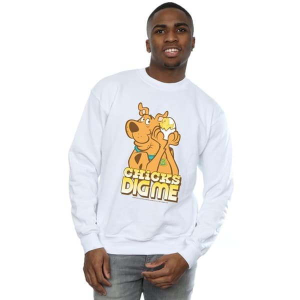 Scooby Doo Mens Chicks Dig Me Sweatshirt