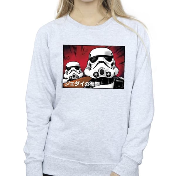 Star Wars Womens/Ladies Stormtrooper Japanese Sweatshirt
