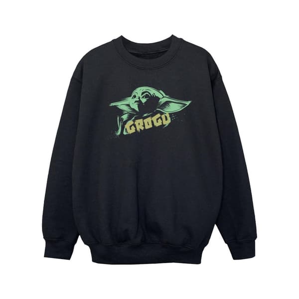 Star Wars Girls The Mandalorian Grogu The Child Splat Sweatshirt