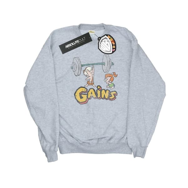 The Flintstones Womens/Ladies Bam Bam Gains Distressed Sweatshirt
