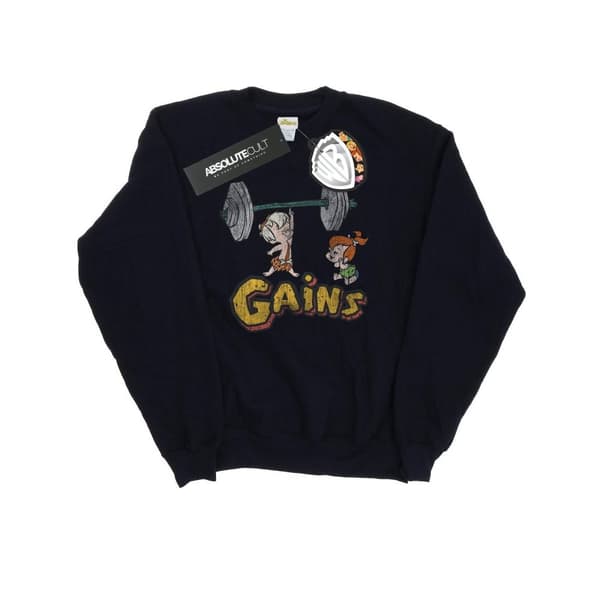 The Flintstones Womens/Ladies Bam Bam Gains Distressed Sweatshirt