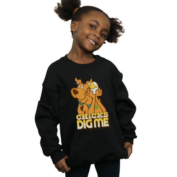 Scooby Doo Sweatshirt för flickor Chicks Dig Me