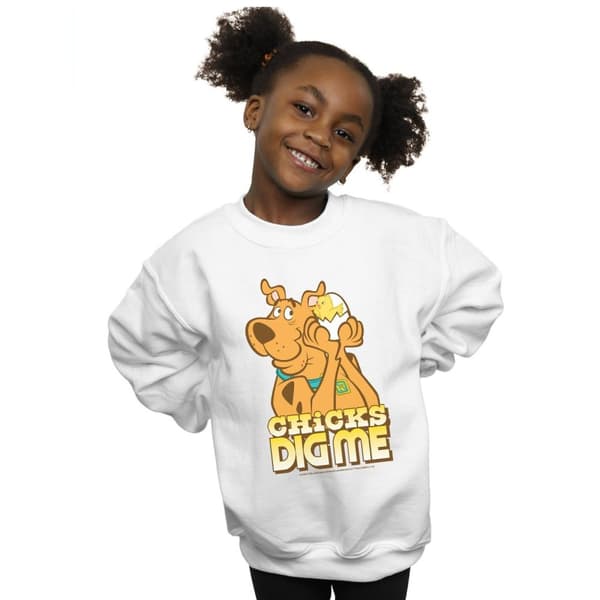 Scooby Doo Sweatshirt för flickor Chicks Dig Me