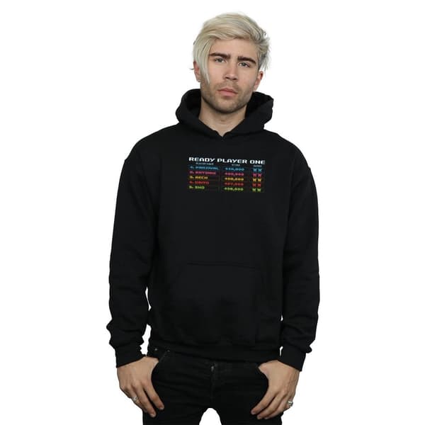 Ready Player One Mens 8-Bit Scoreboard Hoodie