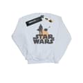 Miniatyrbild 1 av 3: Star Wars Girls The Mandalorian Mando And The Child Silhouette Sweatshirt