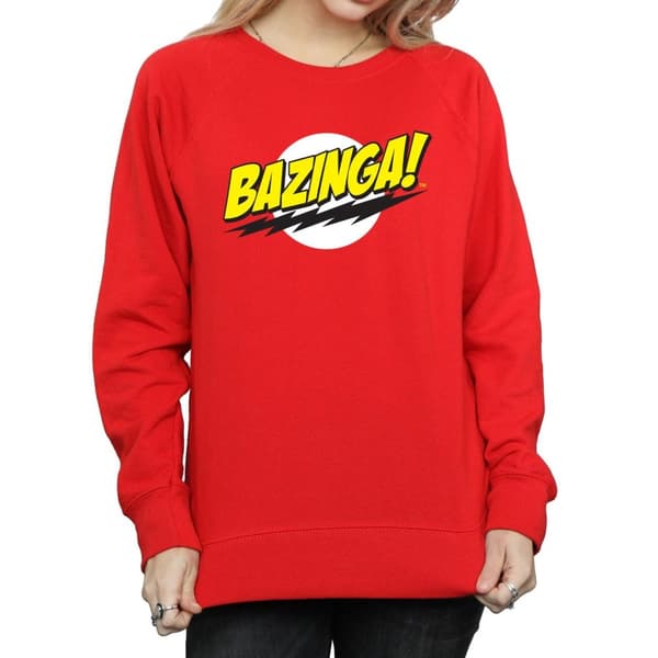 The Big Bang Theory Sheldon Bazinga - Sweatshirt - Kvinnor/Damer