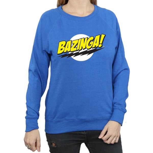 The Big Bang Theory Sheldon Bazinga - Sweatshirt - Kvinnor/Damer