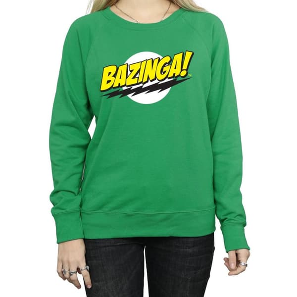 The Big Bang Theory Sheldon Bazinga - Sweatshirt - Kvinnor/Damer