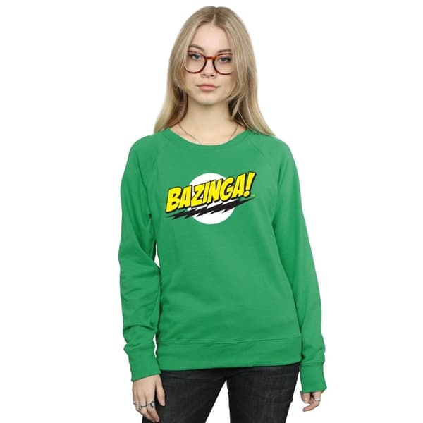 The Big Bang Theory Sheldon Bazinga - Sweatshirt - Kvinnor/Damer