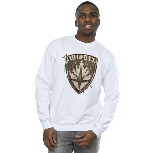 Marvel Mens I Am Groot Guardian Emblem Sweatshirt