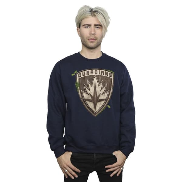 Marvel Mens I Am Groot Guardian Emblem Sweatshirt