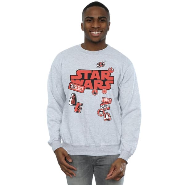 Star Wars Mens The Last Jedi Badges Sweatshirt