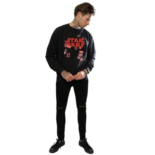Star Wars Mens The Last Jedi Badges Sweatshirt