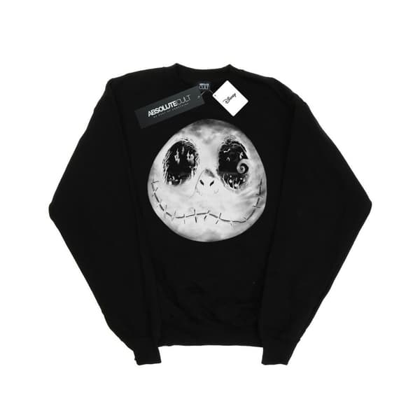 Disney Womens/Ladies Nightmare Before Christmas Jack Moon Face Sweatshirt