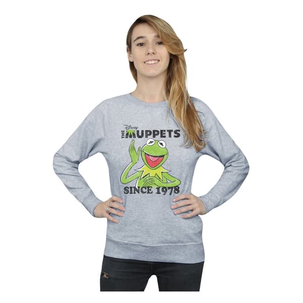 Disney Womens/Ladies The Muppets Kermit Since 1978 Sweatshirt
