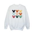 Miniatyrbilde 1 av 3: Disney Girls Mickey Mouse Heads Square Sweatshirt