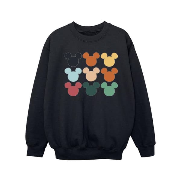 Disney Girls Mickey Mouse Heads Square Sweatshirt
