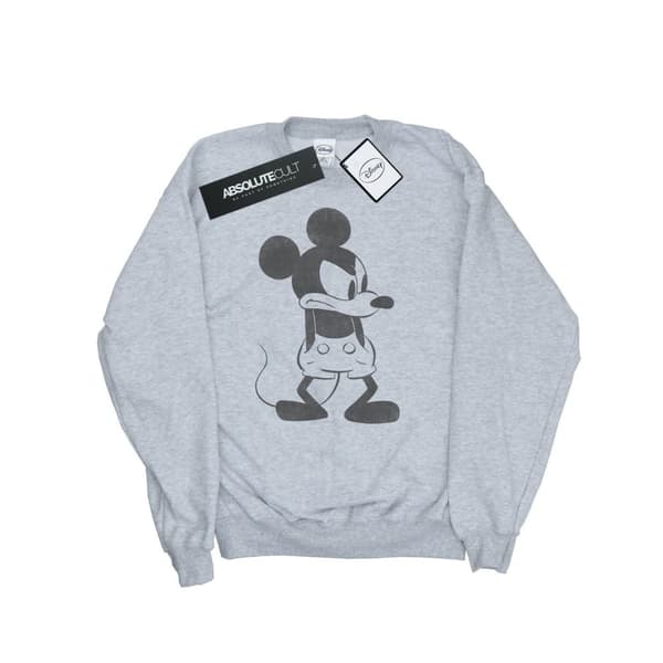 Disney Mens Musse Pigg Angry Sweatshirt