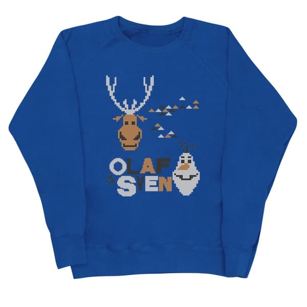 Disney Womens/Ladies Frozen Christmas Olaf And Sven Sweatshirt
