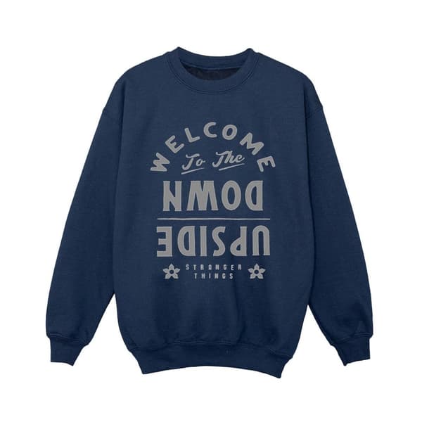 Netflix Boys Stranger Things Welcome To Upside Down Sweatshirt