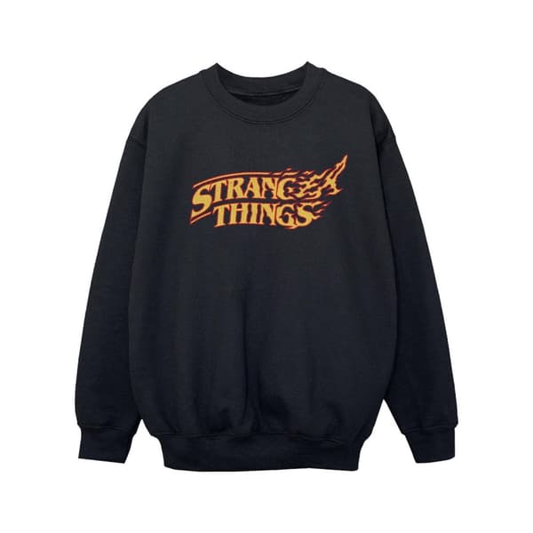 Netflix Girls Stranger Things Logo Breaking Sweatshirt