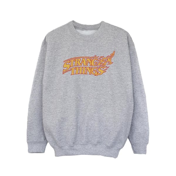 Netflix Girls Stranger Things Logo Breaking Sweatshirt