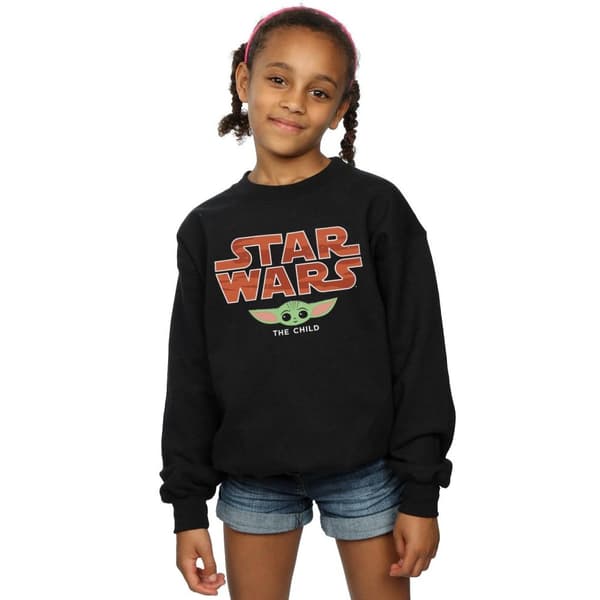 Star Wars Girls The Mandalorian The Child Sunset Sweatshirt