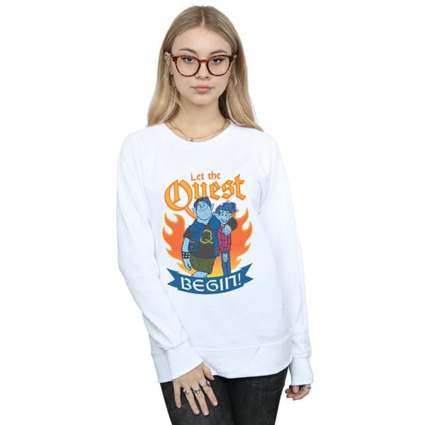 Disney Womens/Ladies Onward Let The Quest Begin Sweatshirt