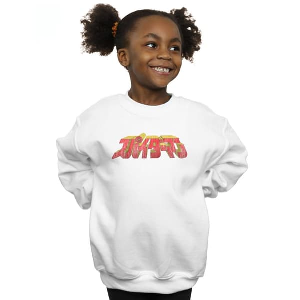 Marvel Sweatshirt med japansk logotyp från Spider-Man för flickor