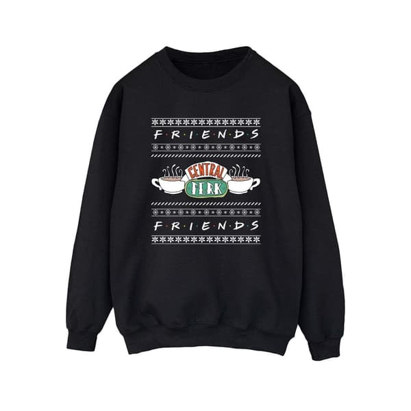 Friends Mens Fair Isle Central Perk Sweatshirt