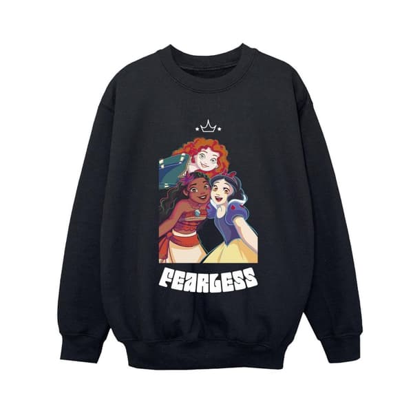 Disney Pojkar - Princess Fearless-tröja Black 5-6 Years