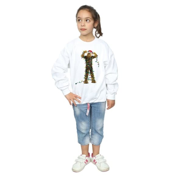 Star Wars Girls Chewbacca Christmas Lights Sweatshirt