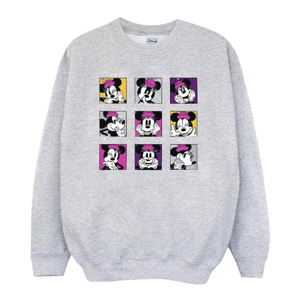Disney Dam/Tjej Minnie Mouse Squares Sweatshirt