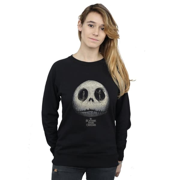 Disney Dam/Tjej Nightmare Before Christmas Jack´s Eyes Sweatshirt
