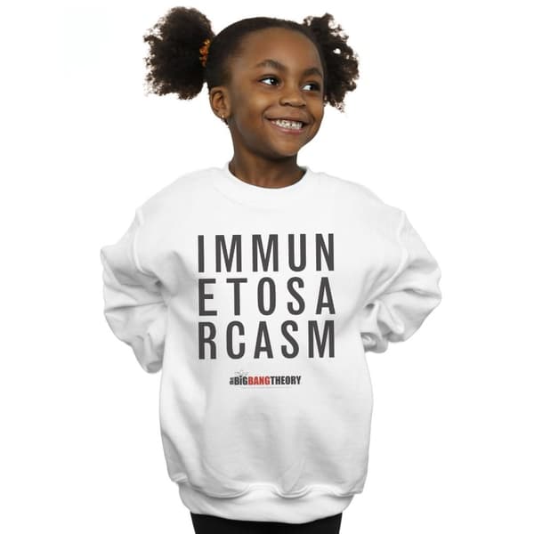 The Big Bang Theory Girls Immune To Sarcasm Sweatshirt
