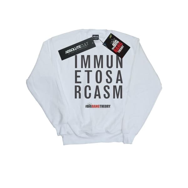 The Big Bang Theory Girls Immune To Sarcasm Sweatshirt