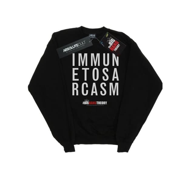 The Big Bang Theory Girls Immune To Sarcasm Sweatshirt