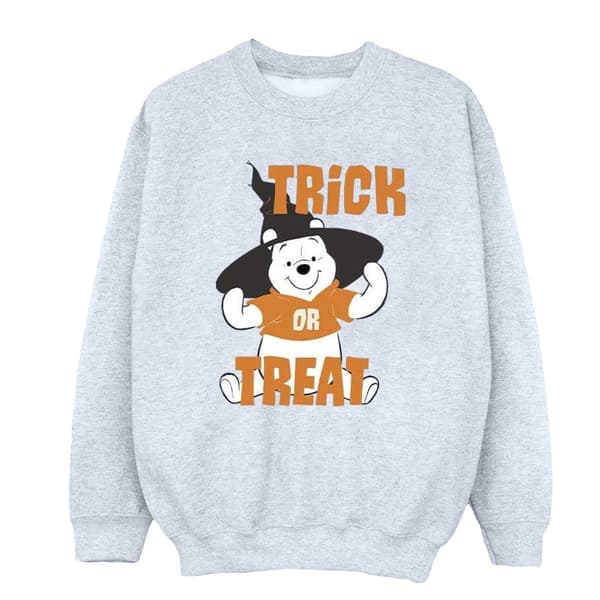 Disney Dam/Tjej Winnie The Pooh Trick Or Treat Sweatshirt Sports Grey XL