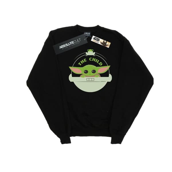 Star Wars Mens The Mandalorian The Child And Frog Sweatshirt