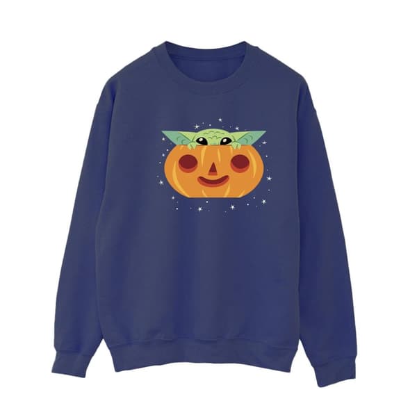Star Wars Dam/Tjej The Mandalorian Grogu Pumpkin Sweatshirt