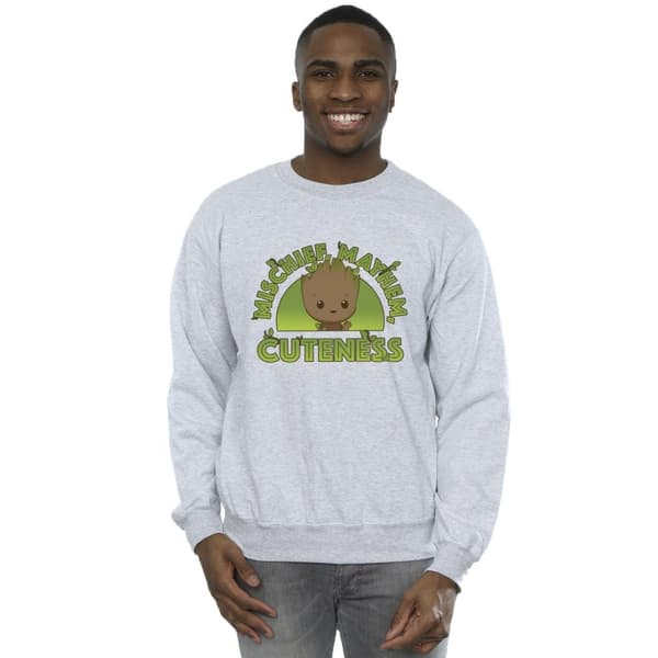 Marvel Mens I Am Groot Mischief Mayhem Sweatshirt